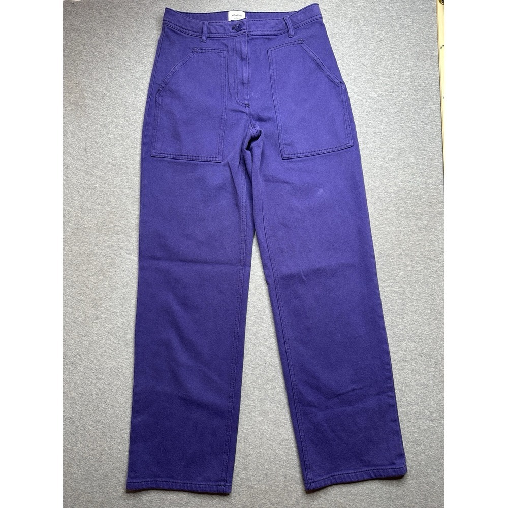 Aritzia Wilfred Free Modern Utility Pant in Gd Deep Violet Purple Size 4